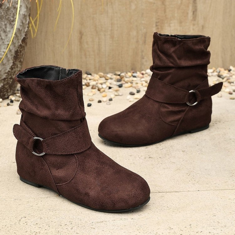 Women's Buckle Ankle Boots
