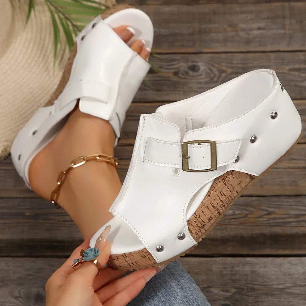 Women's Velcro Studded Sandals