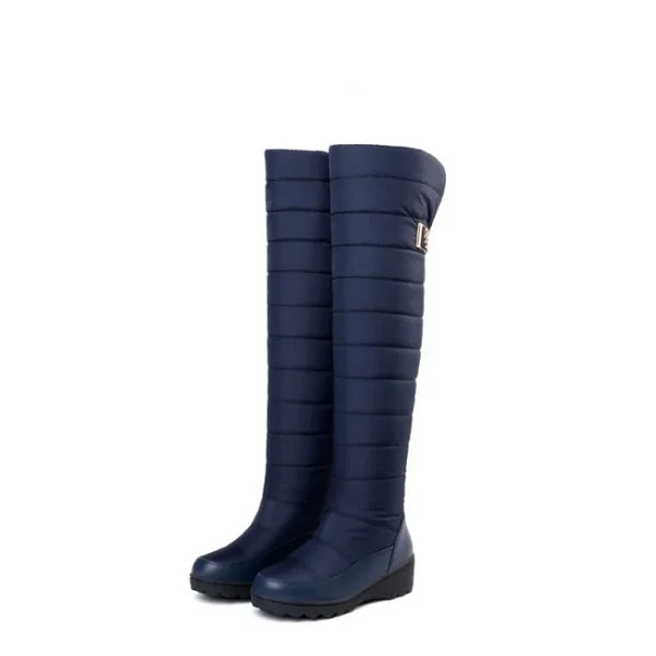 Women's Quilted Pull-On Tall Boots