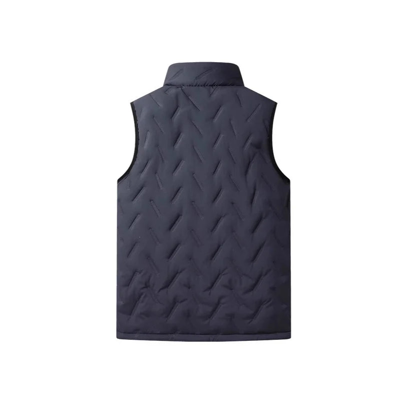 Men's Quilted Stand-Collar Vest