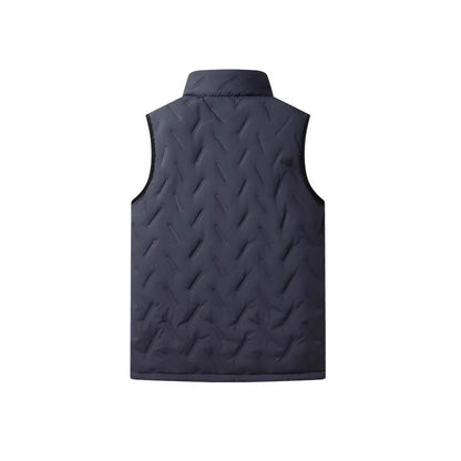Men's Quilted Stand-Collar Vest