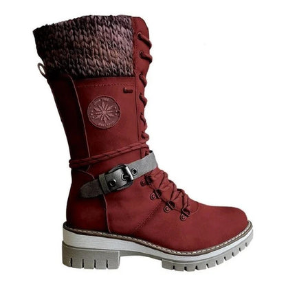Waterproof knee-high snow boots for women🔥