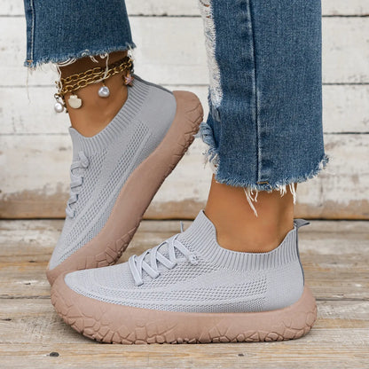 Women's Casual Lace-Up Sneakers