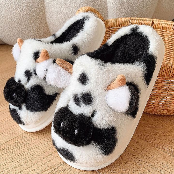 Women's 3D Cow Face Slippers