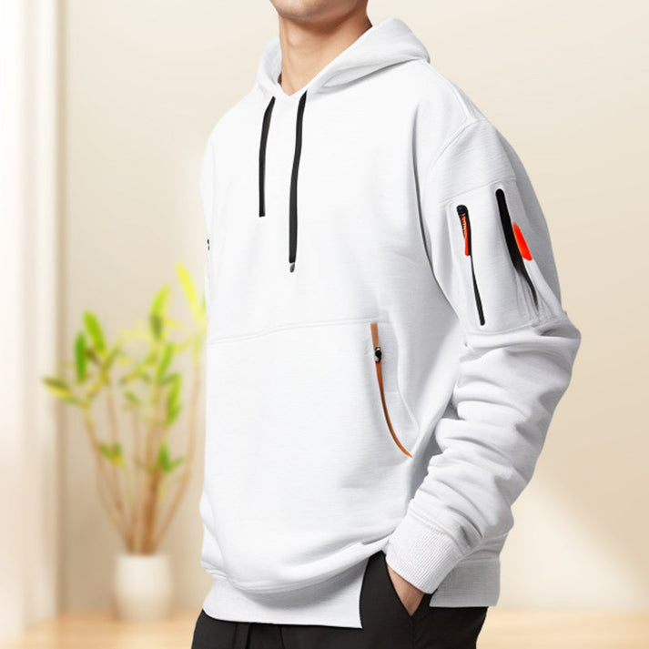 Men's Half-Zip Pocket Hoodie