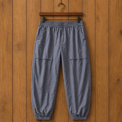 Men's Textured Drawstring Jogger Pants