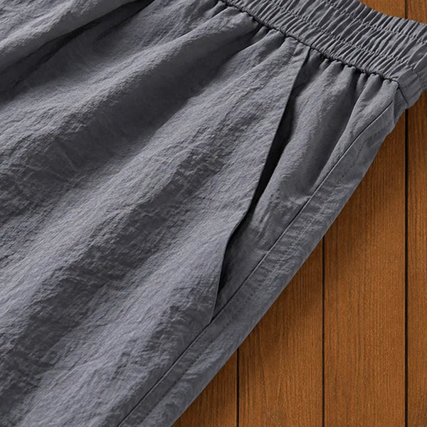 Men's Textured Drawstring Jogger Pants