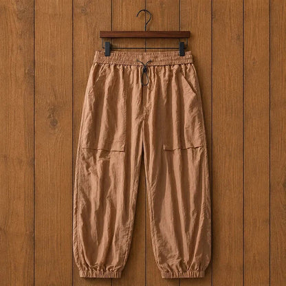 Men's Textured Drawstring Jogger Pants