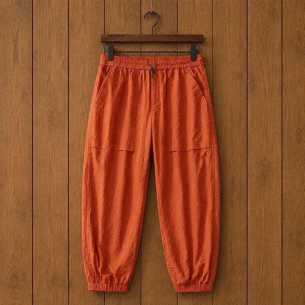 Men's Textured Drawstring Jogger Pants