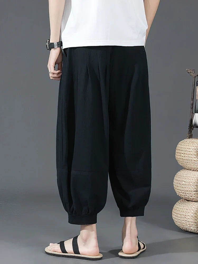 Men's Drawstring Relaxed Fit Pants
