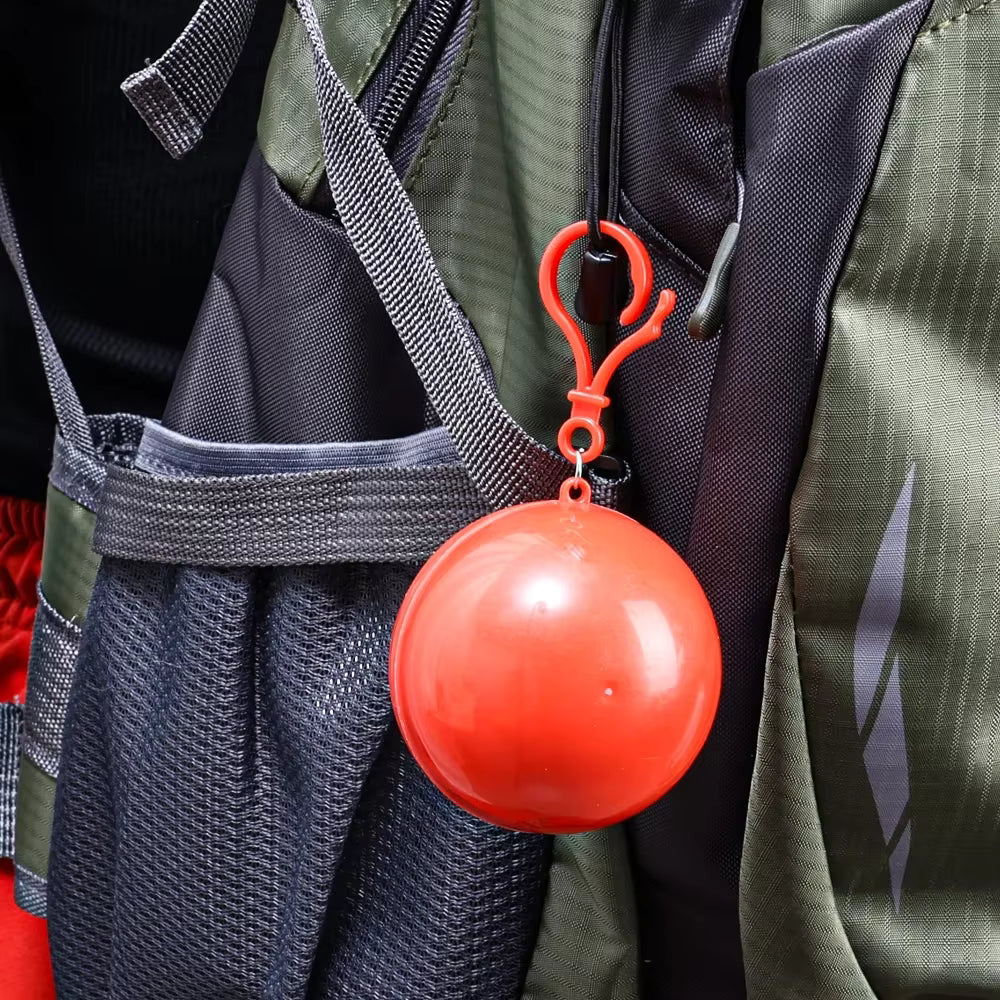 Compact Emergency Rain Poncho