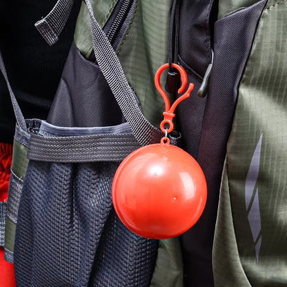 Compact Emergency Rain Poncho