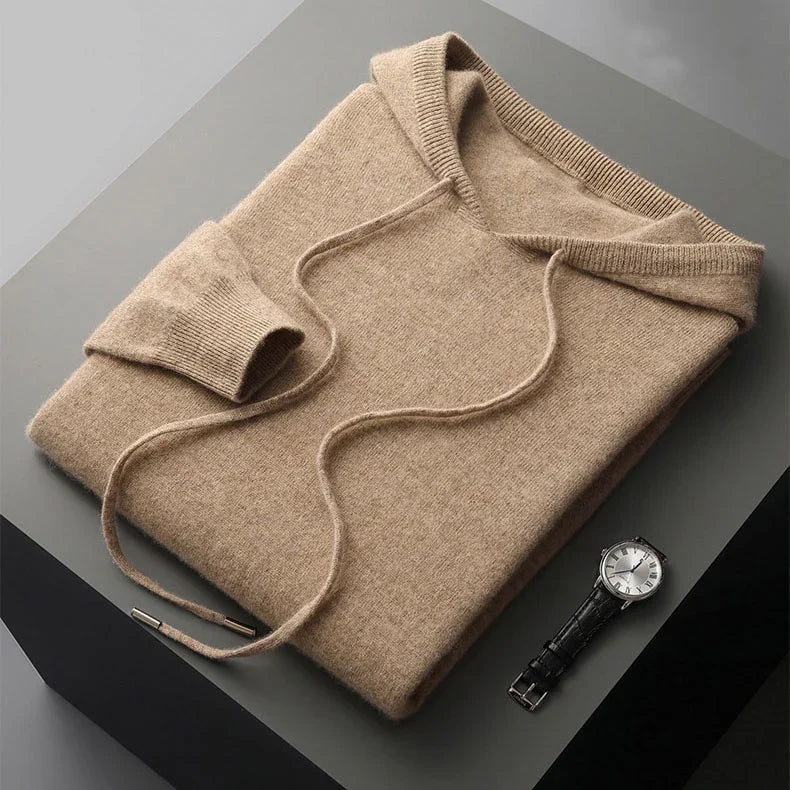 Men’s Hooded Knit Sweater