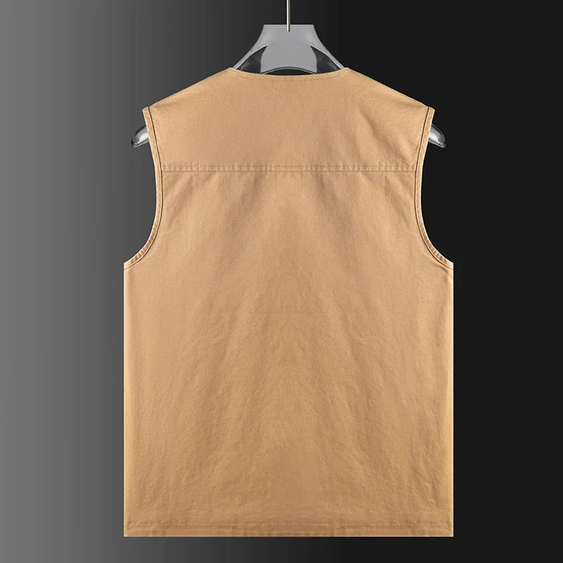 Men's Button Front Utility Vest