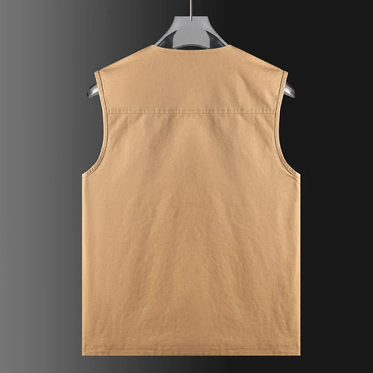 Men's Button Front Utility Vest