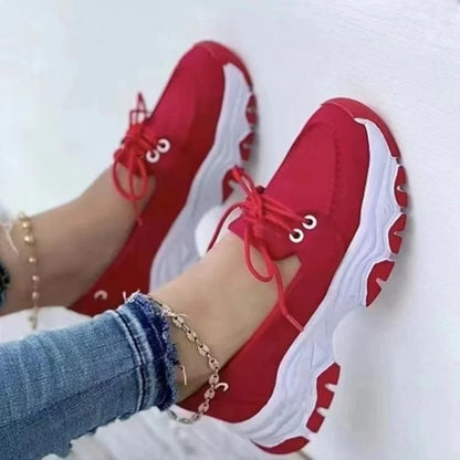 Women's Lace-Up Casual Sneakers
