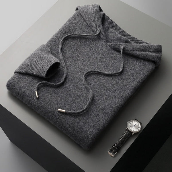 Men’s Hooded Knit Sweater