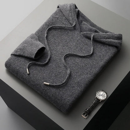 Men’s Hooded Knit Sweater