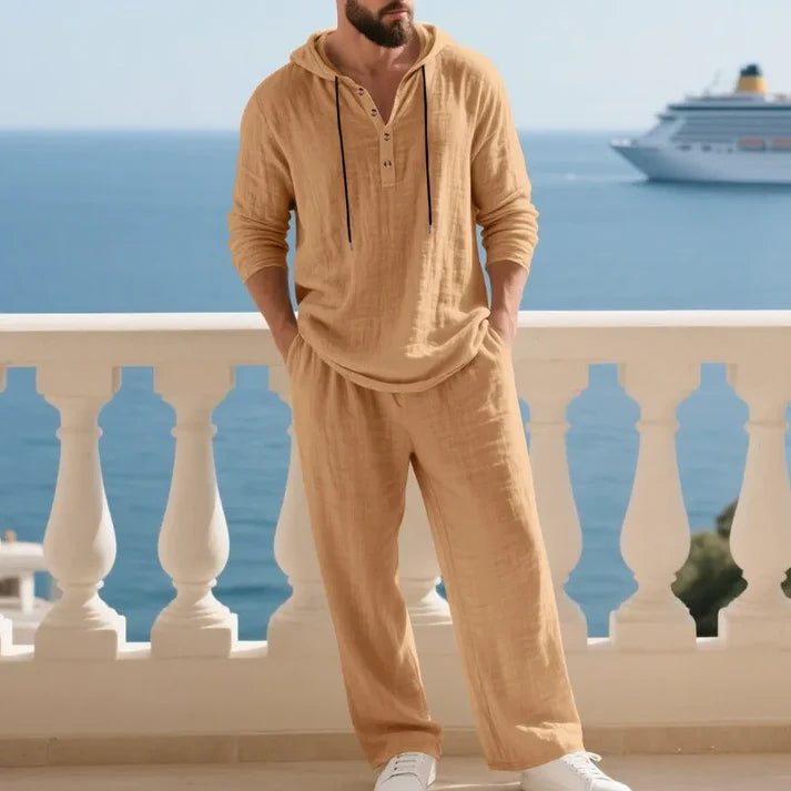 Men's Hooded Two-Piece Casual Set