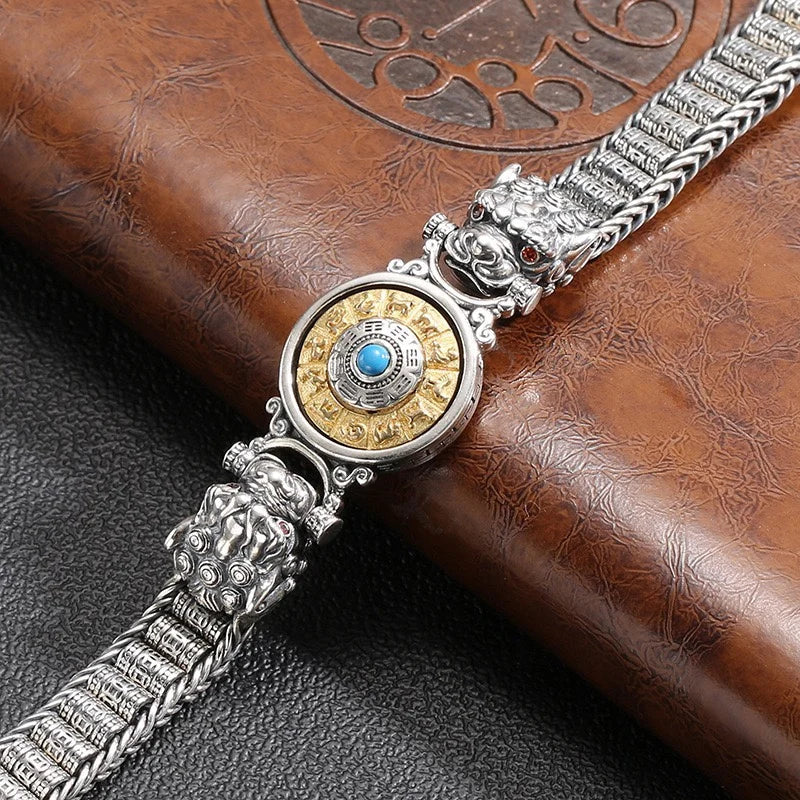 Guardian Lion Medallion Bracelet