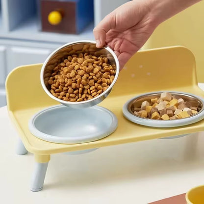 Elevated Double Pet Bowl Stand