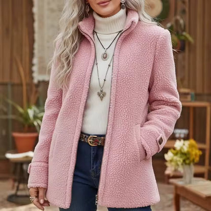 Women's Full-Zip Stand-Collar Jacket