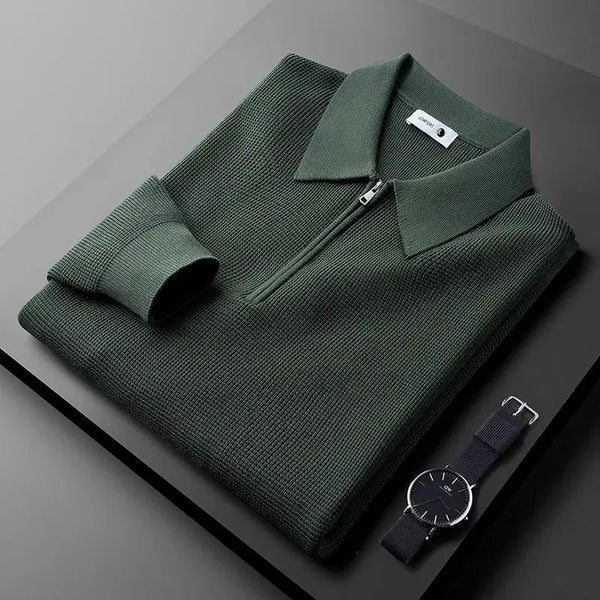 Men’s Quarter-Zip Polo Shirt