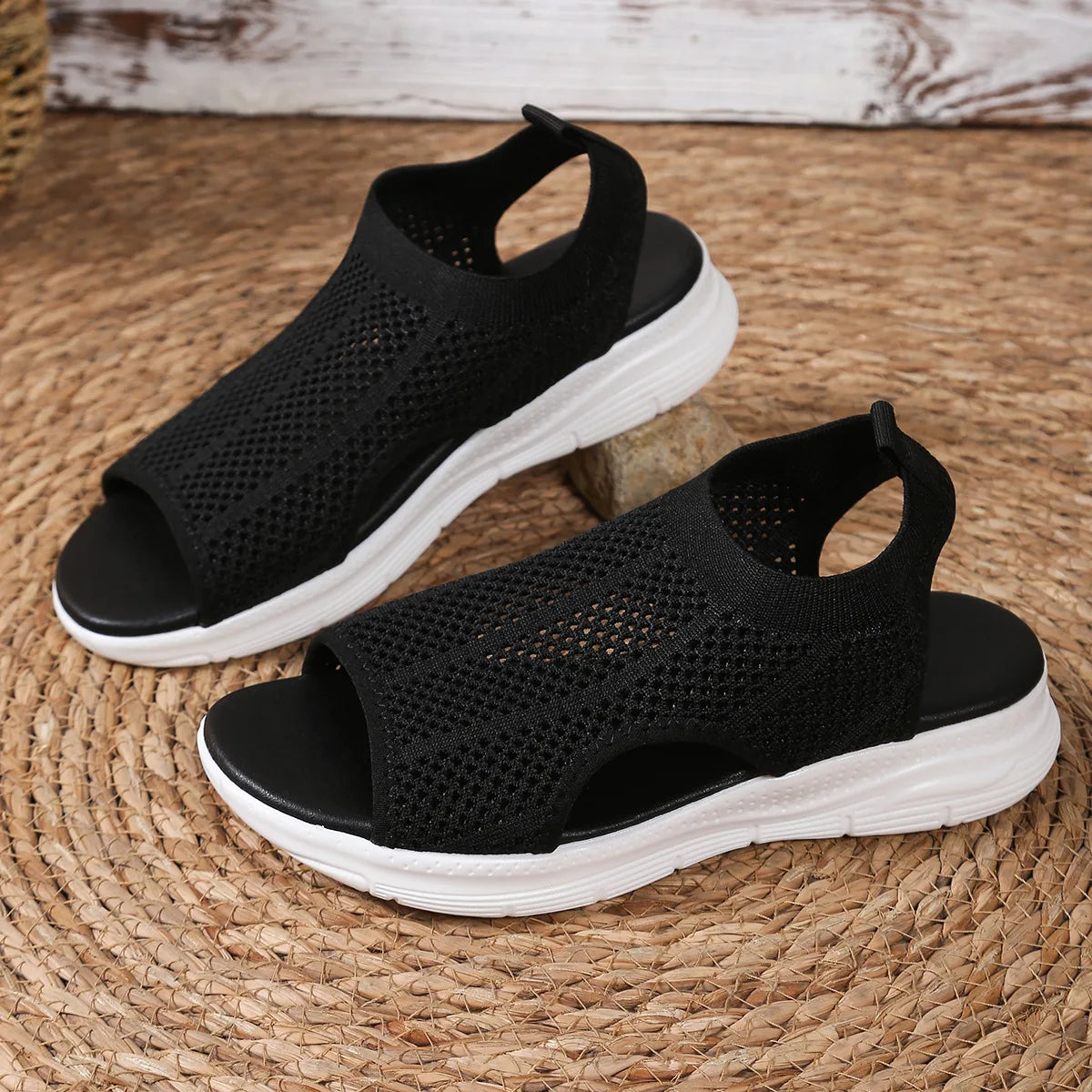 Women’s Breathable Knit Comfort Sandals