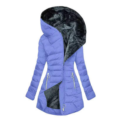 Women's Hooded Quilted Puffer Coat