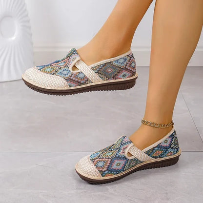 Women’s Patterned Slip-On Shoes