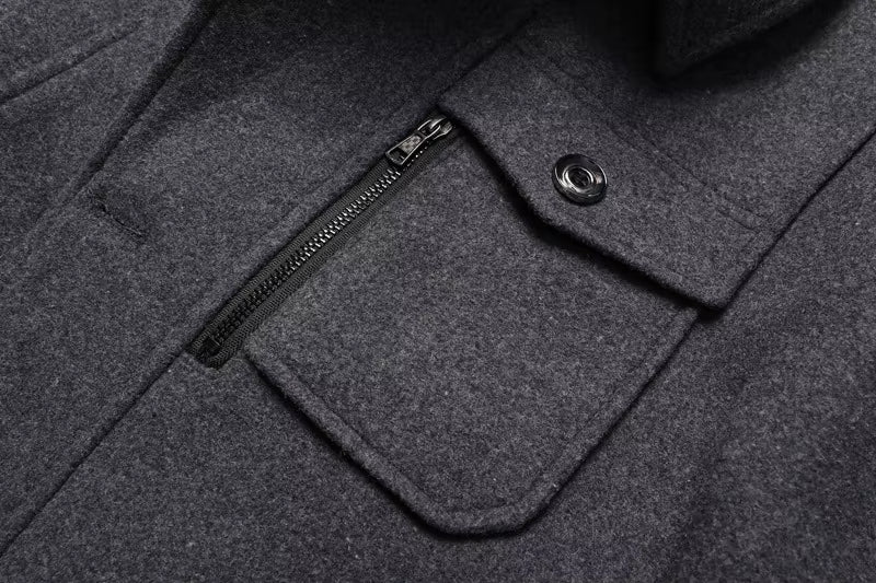Men's Button-Front Coat