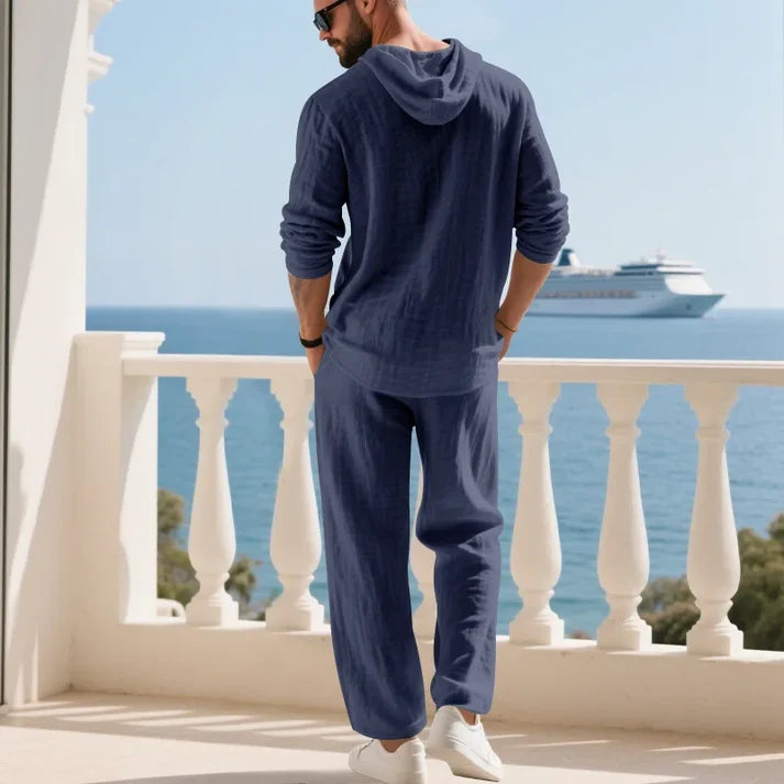Men's Hooded Two-Piece Casual Set