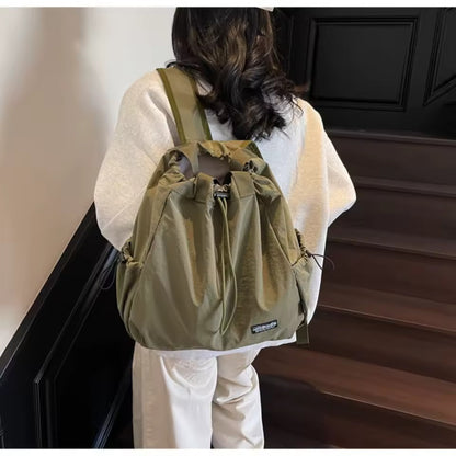 Women's Drawstring Shoulder Backpack