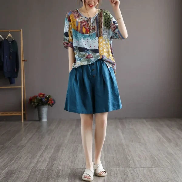 Women’s Relaxed Knee-Length Shorts