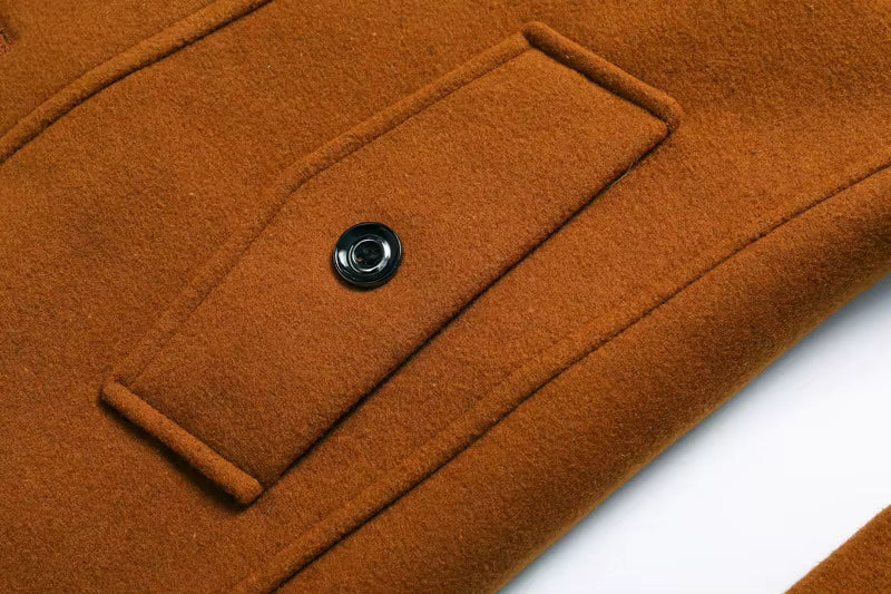 Men's Button-Front Coat