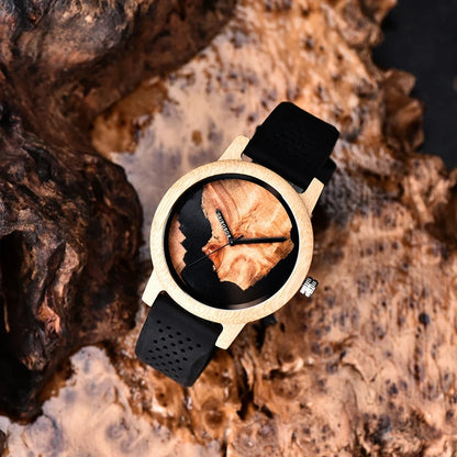 Wooden Dial Wristwatch