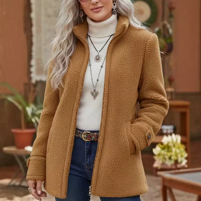 Women's Full-Zip Stand-Collar Jacket