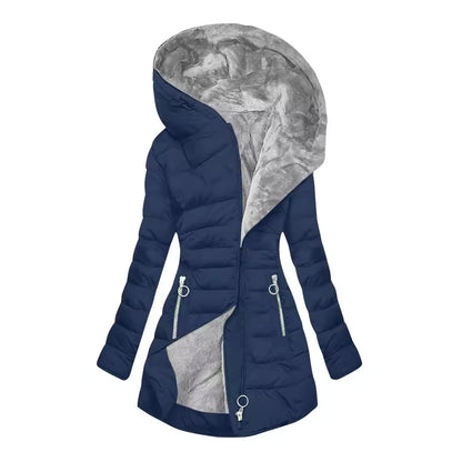 Women's Hooded Quilted Puffer Coat