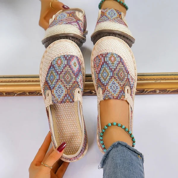 Women’s Patterned Slip-On Shoes
