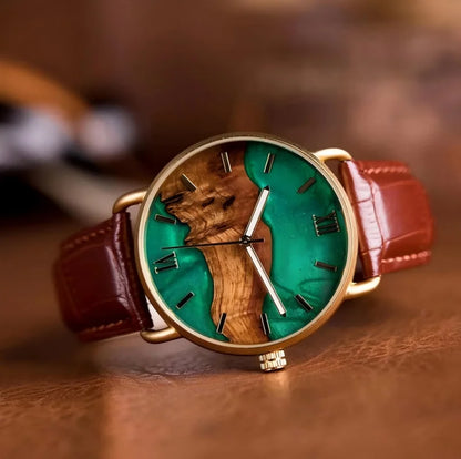 Wooden Dial Wristwatch