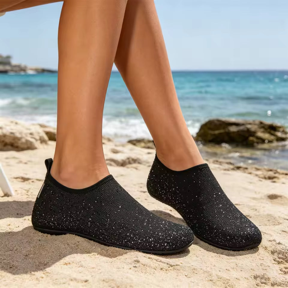 Women's Textured Slip-On Shoes