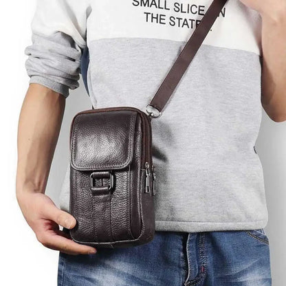 Leather-Look Crossbody Bag
