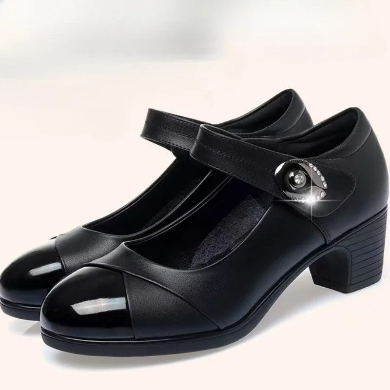 Women’s Mary Jane Comfort Low Heel Pumps