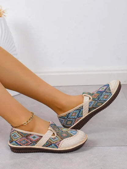 Women’s Patterned Slip-On Shoes
