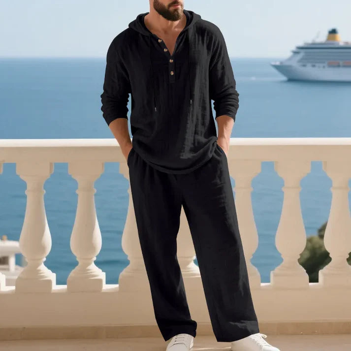 Men's Hooded Two-Piece Casual Set