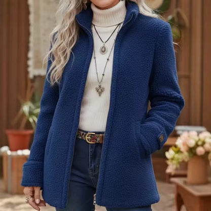 Women's Full-Zip Stand-Collar Jacket