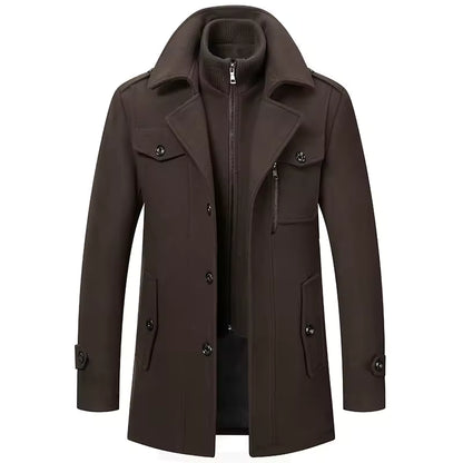 Men's Button-Front Coat