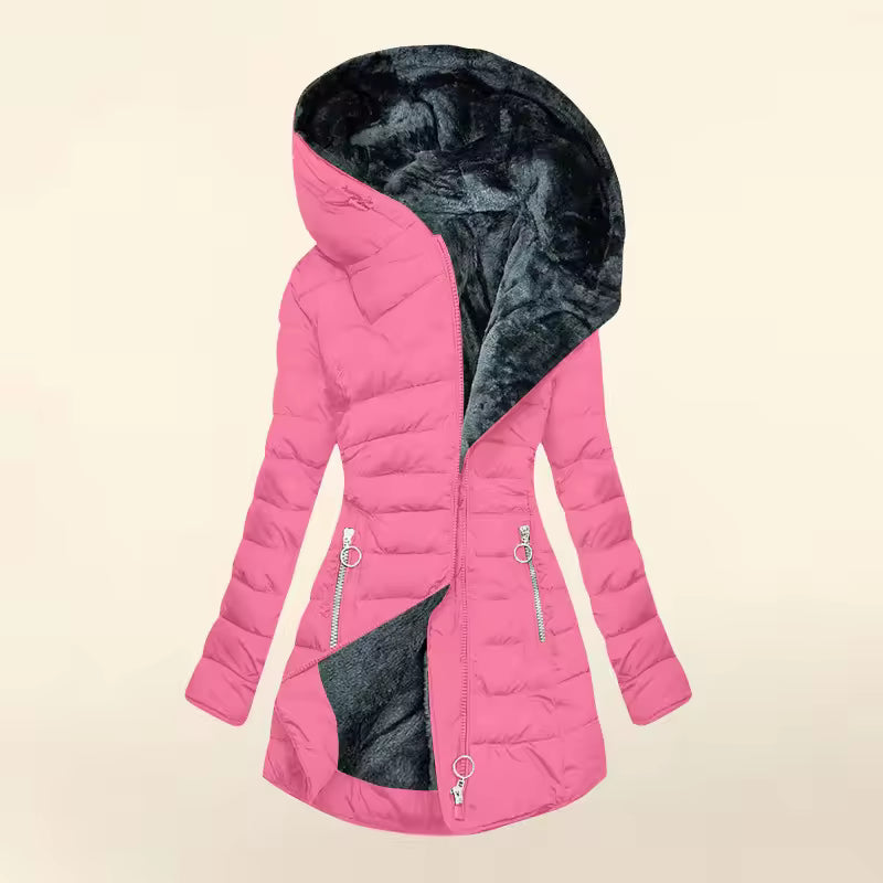 Women's Hooded Quilted Puffer Coat