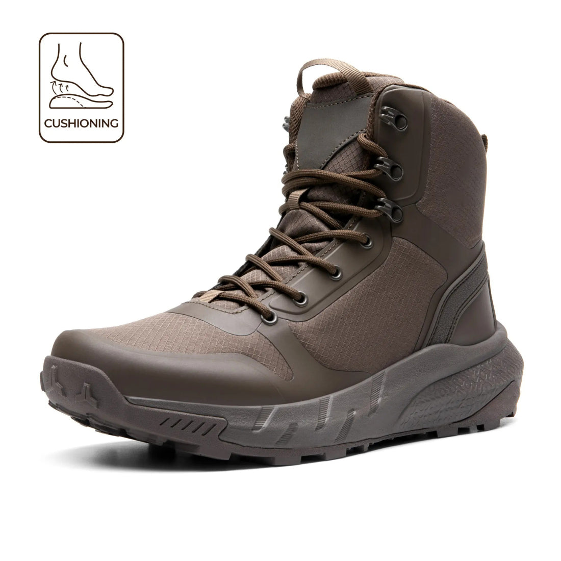 Men's Round-Toe Lace-Up Boots