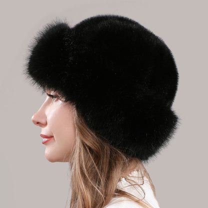 Women's Fluffy Round Hat